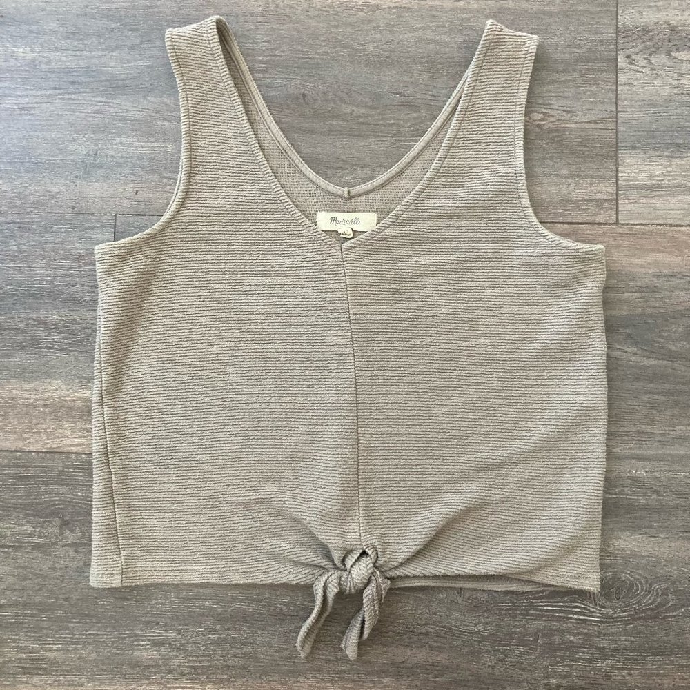 Madewell tie-front tank